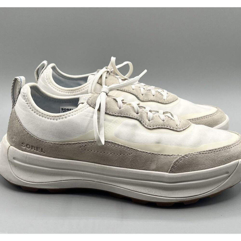 SOREL Ona 503 Lace Up Low Casual Sneakers‎ Womens Shoes Size 11 Sea Salt Chalk